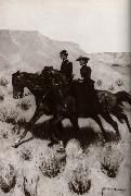 Frederic Remington The Esc ort oil painting reproduction